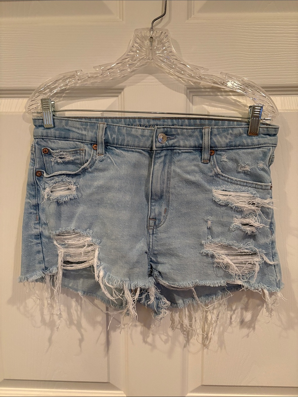 American Eagle Outfitters Shortie Cutoff Denim Jean Shorts